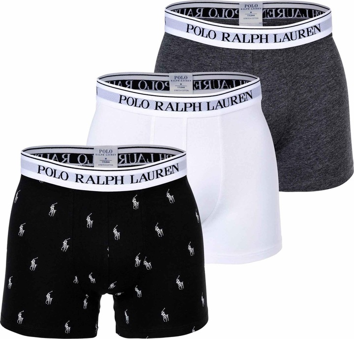 Ralph Lauren Boxershort Casual Figurbetont (S, 3er Pack)