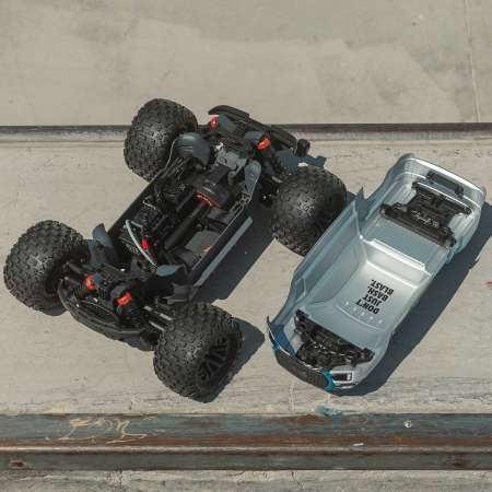 Actual product image Arrma M.TRUCK GRANITE BLX 1:10 4WD EP RTR 223S BLX Brushless - Gun Metal w/DSC (ARR Almost Ready to Run)
