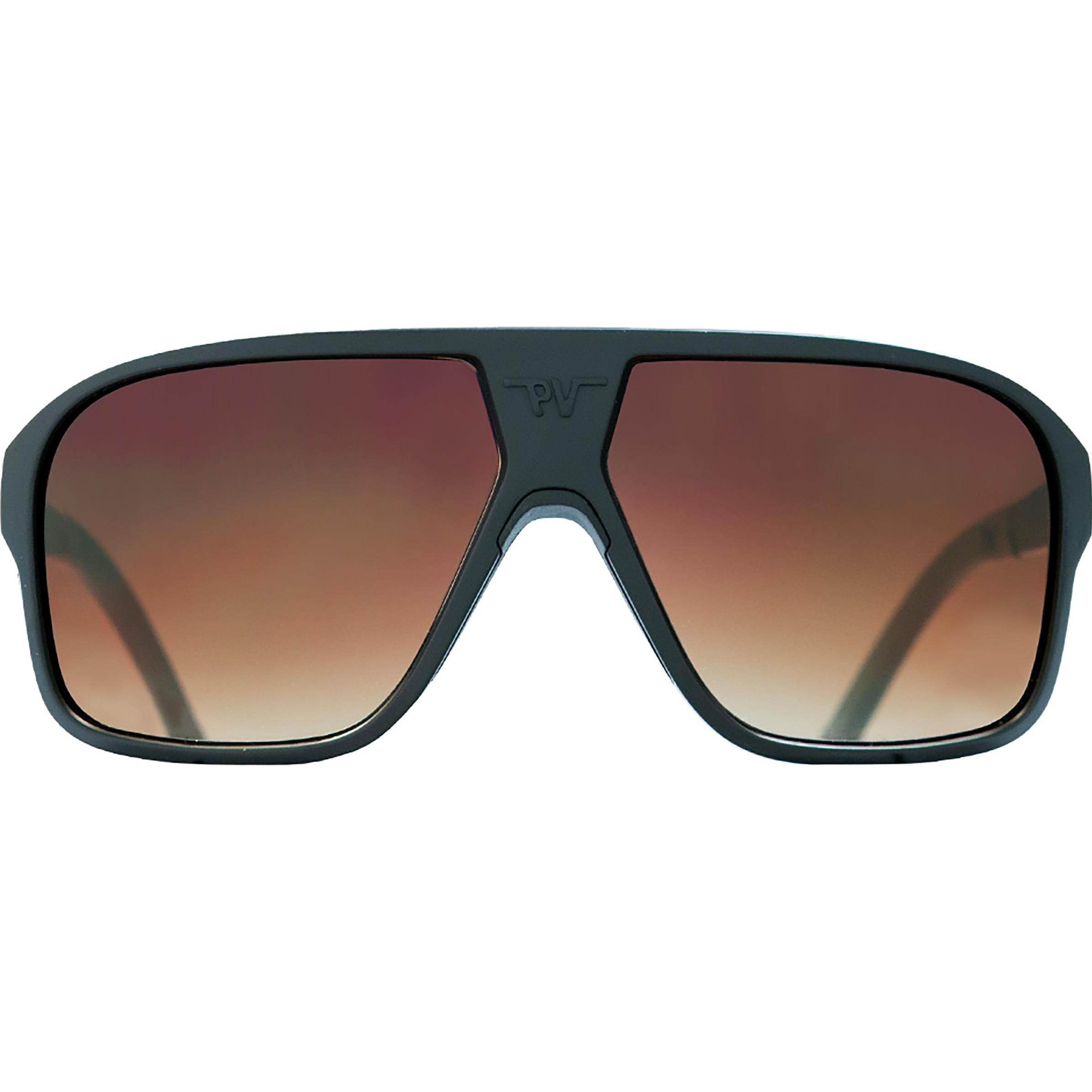 Pit Viper, Herren, Sportbrille, The Exec Flight Optics (Black, Brown), Braun, Schwarz