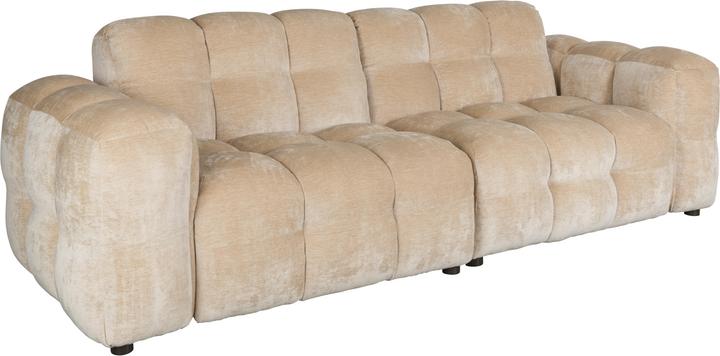 Actual product image Dutchbone Sofa Hackman 3-Seater Velours Beige (3-seater)