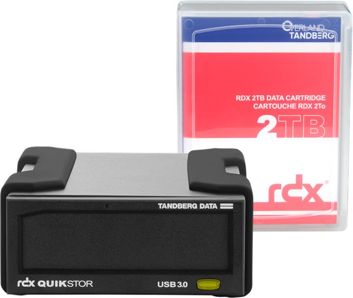 Actual product image Tandberg Data Tandberg RDX QuikStor: external drive