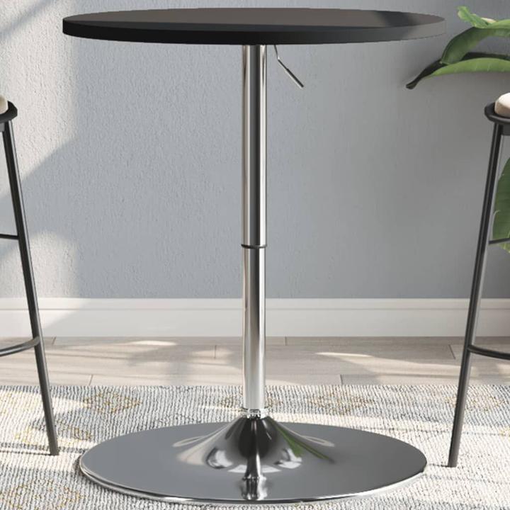 Actual product image vidaXL Bar table 60 x 60 x 90 cm Chrome-plated