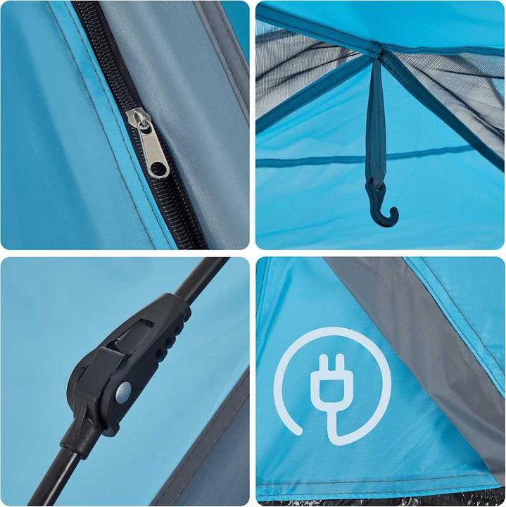 Produktbild vidaXL Kuppel-Campingzelt 5 Personen Quick Release (Kuppelzelt, 4 kg, 5 Personen)