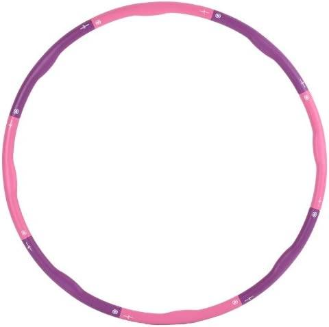 Produktbild Hoopomania Hula Hoop Reifen mit Schaumstoff 1,2kg pink violett (100 cm, 1200 g)