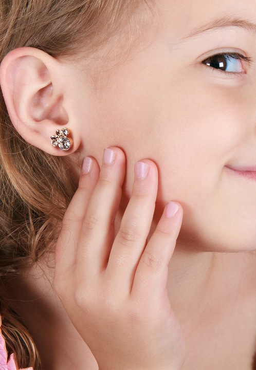 Produktbild Peers Hardy MINNIE - 1 Paire de Clous d'Oreilles - Laiton Argent Plaqué (Sterling Silber)