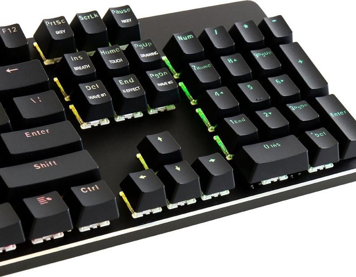 Actual product image Glorious PC Gaming Race GMMK-BRN-V2 full size, ANSI US standards, Gateron Brown Switch (US, Cable)