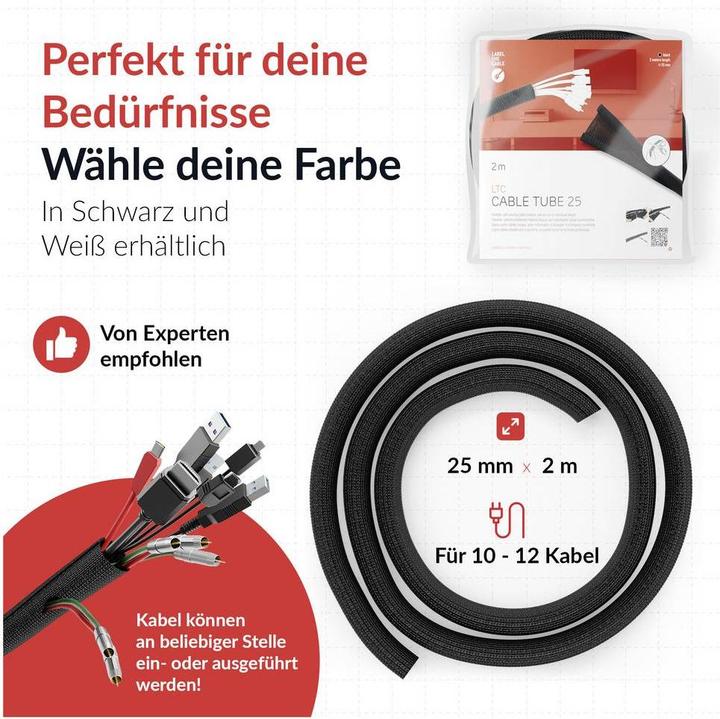 Image du produit Label-the-cable 5110 (Gaines pour câbles, 200 cm)