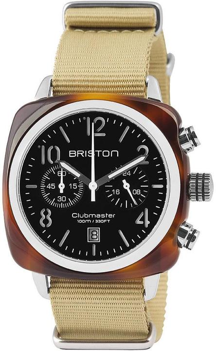 Actual product image Briston Clubmaster Classic (Analogue wristwatch, Chronograph, 40 mm)