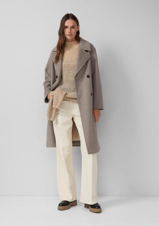 Produktbild s.Oliver Strickpullunder Strickpullunder in Grobstrick mit Stehkragen (46)