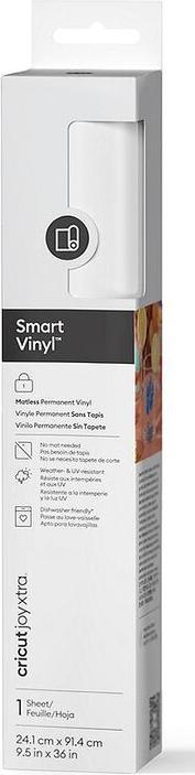 Actual product image Cricut Smart Vinyl Permanent Joy Xtra 24,1x91,5cm 1 sheet White (P)