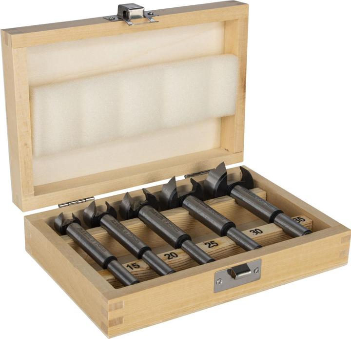 Makita Kit de mèches forestières (15 millimètres, 25 millimètres, 30 millimètres, 35 millimètres, 20 mm)
