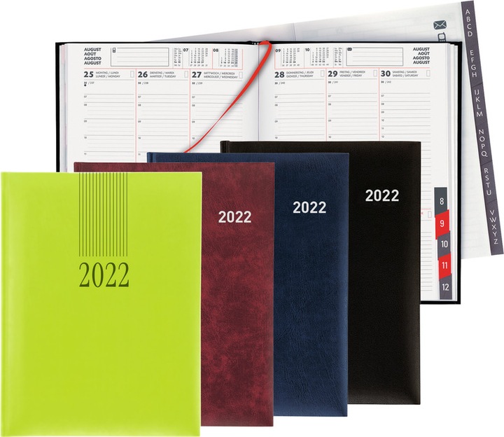Produktbild Biella Geschäftsagenda Orario (A5, Deutsch, Französisch, Italienisch, Englisch)