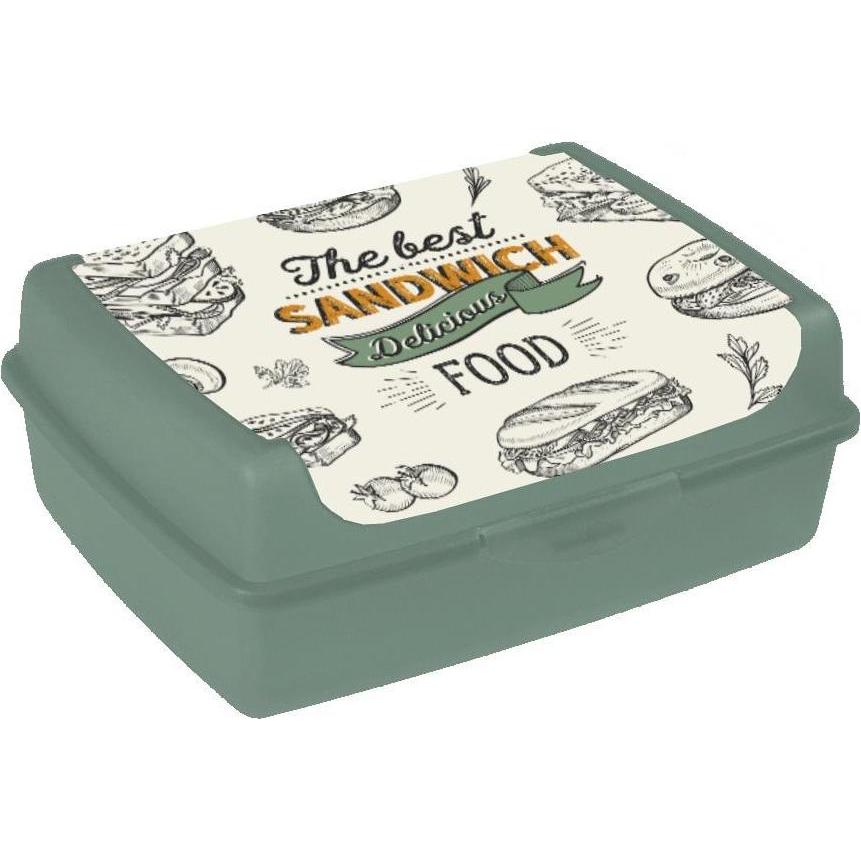 10x keeeper Brotdose carla midi "Space Tour", nordic green, Lunchbox, Grün