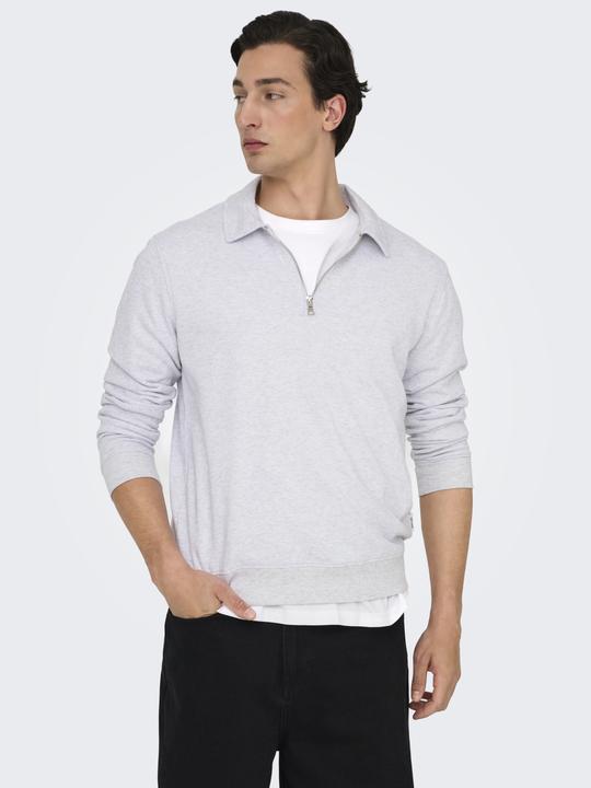 Image du produit Only & Sons Onsdavid Reg Half Zip Sweat (L)