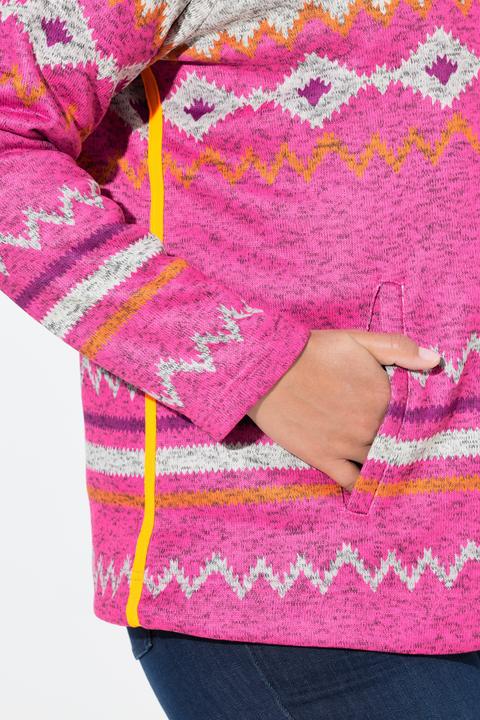 Produktbild Laurasøn Norweger-Strick Fleece Pullover, Troyerkragen, Langarm (44, 46)