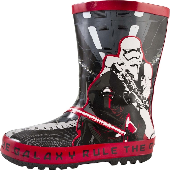 Actual product image Star Wars Boys Rule The Galaxy Kylo Ren Wellington Boots (24)