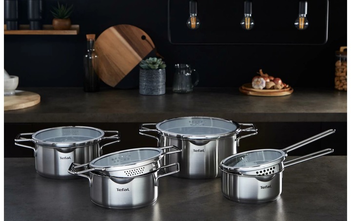 Actual product image Tefal Saucepan Nordica 16 cm (16 cm, Pot, Stainless steel)