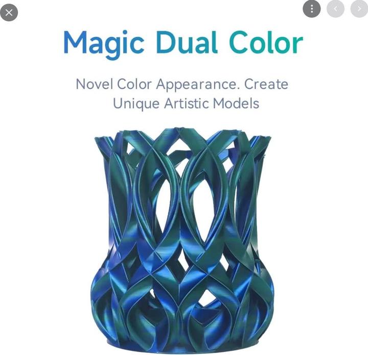 Produktbild eSUN eSilk Magic-PLA (PLA, 1.75 mm, 1000 g, Blau)