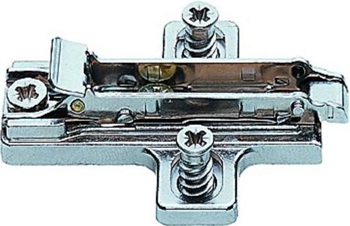 Salice Kreuzmontageplatten für Topfbänder mit vormontierten Euroschrau (1 Stk.)