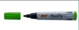Actual product image Bic Permanent marker Marking 2000 Ecolutions, green (Green, 820912 mm, 1 x)