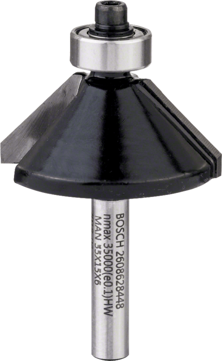 Produktbild Bosch Professional Zubehör Fasefräser, 8 mm, B 11 mm, L 15 mm, G 56 mm, 45°