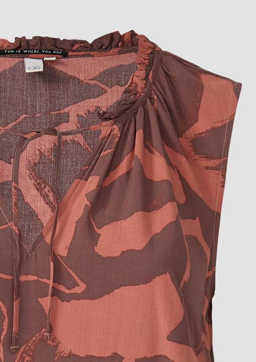 Immagine prodotto s.Oliver Bluse Blusentop mit Rüschenkragen (48)