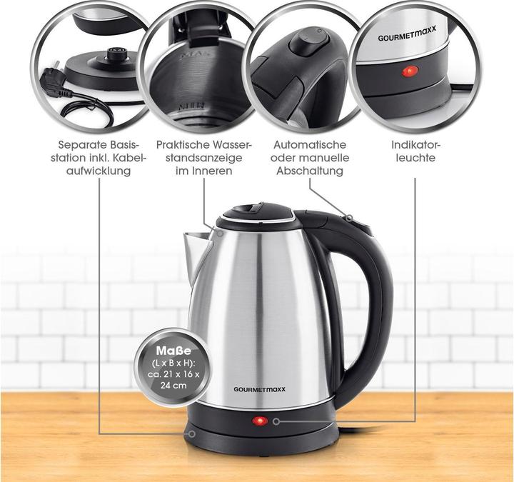 Actual product image Gourmetmaxx Kettle (1.80 l)