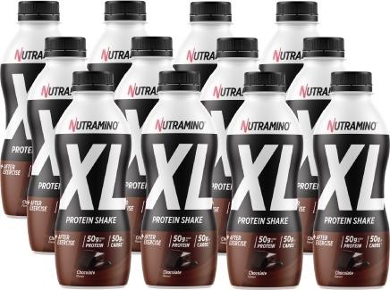 Actual product image Nutramino Protein XL Recovery Shake Chocolate (12x475ml) (Chocolat, 12 pcs., 5.70 g)