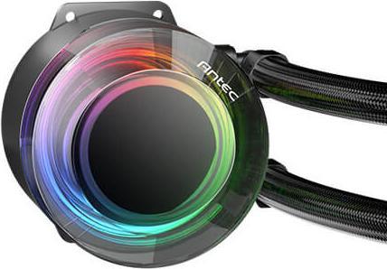 Actual product image Antec Vortex Lum 240 ARGB Waterkoeling Zwart AMD-Intel