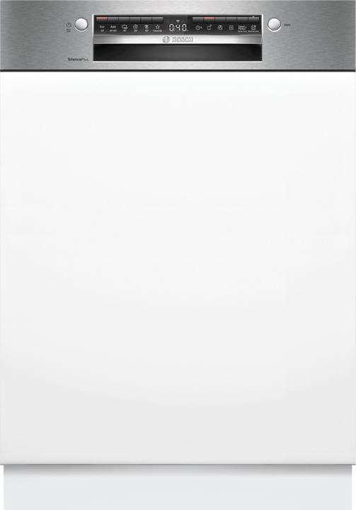 Bosch Hausgeräte Série 4, Lave-vaisselle semi-intégré, 60 cm, acier inoxydable, SMI4ETS00E