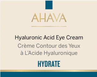Label énergétique Ahava Hyaluronic Acid Eye Cream 15ml (Soin des yeux Sérum, 15 ml, Journée)