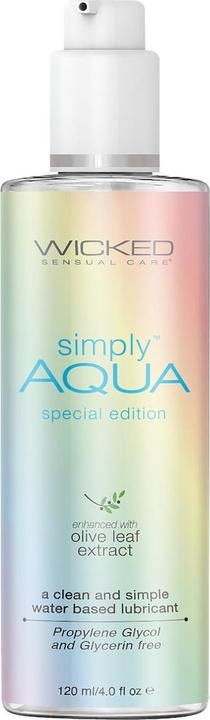 Produktbild Wicked Sensual Care Simply Aqua Special Edition Lubricant 120 ml Transparent (120 ml)
