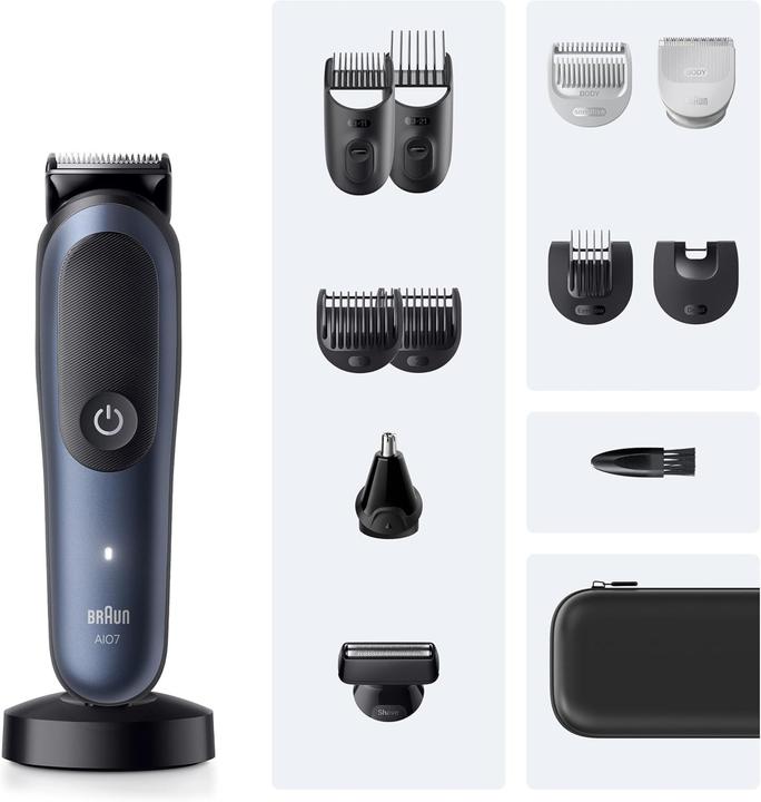 Produktbild Braun AllinOne Series 7 13in1 Grooming Set ProBlade AutoSense 120 min Battery AIO7565 Blue