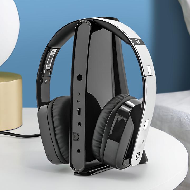 Immagine prodotto Geemarc Cuffie auricolari CL7400 OPTI Radio TV sopra l'archetto leggero, controllo del volume, auricolare (8 h, Senza fili)
