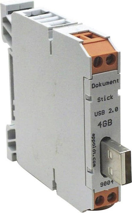 Produktbild Appoldt USB-Stick im Gehäuse für Hutschiene TS35