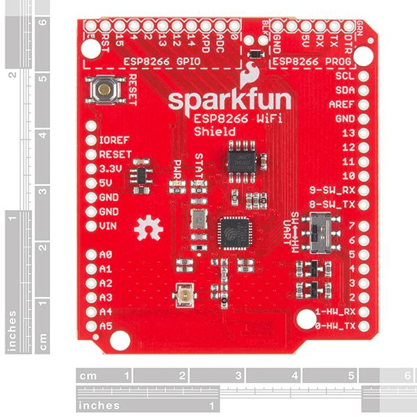 Actual product image SparkFun WiFi Shield ESP8266 (Shield)