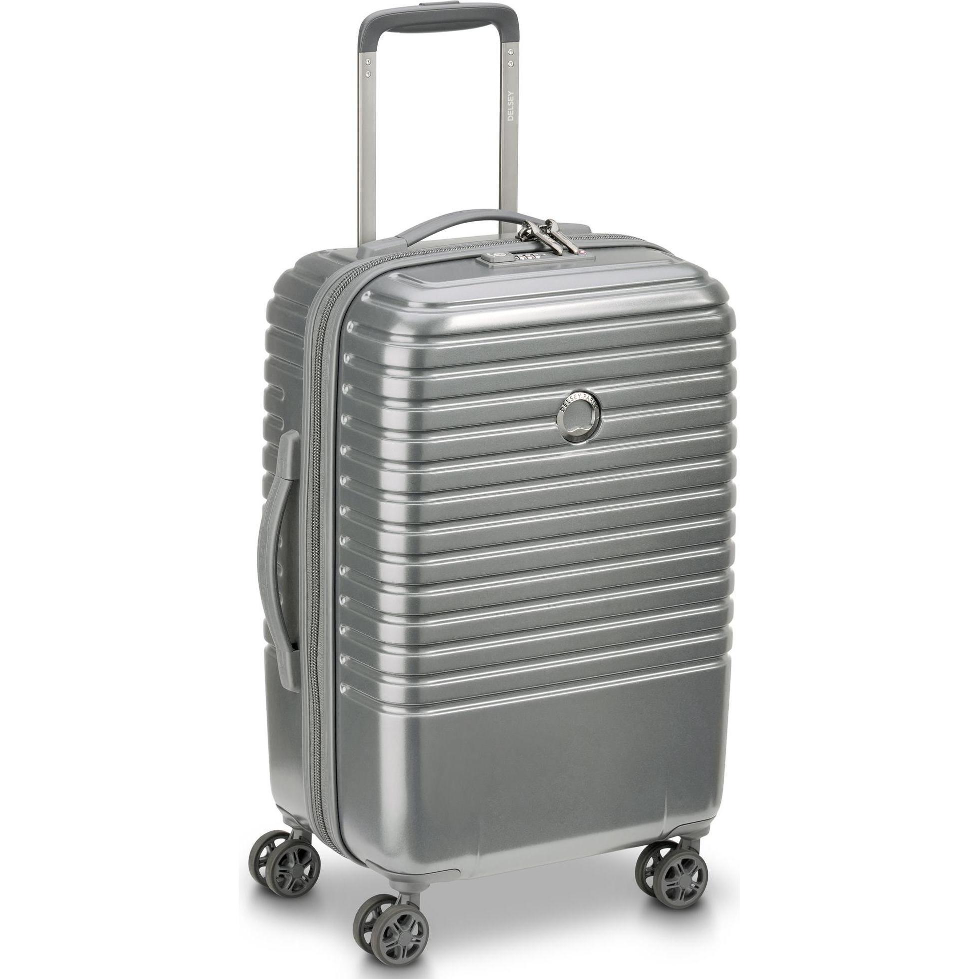 Delsey Caumartin 4-Doppelrollen Kabinentrolley 55 cm, Koffer, Grau