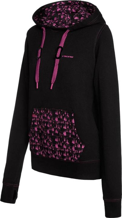 Immagine prodotto Vikingsports Viking Europe Bamboo Laxa Felpa con cappuccio Donna Nero (L)