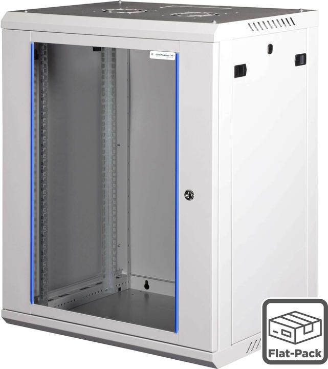 Image du produit Wirewin 19/ Wandschrank, einteilig, Pro 3nd Generation, Flat-Pack, 600x450mm, hellgrau (6 HE, Rack 19 pouces)