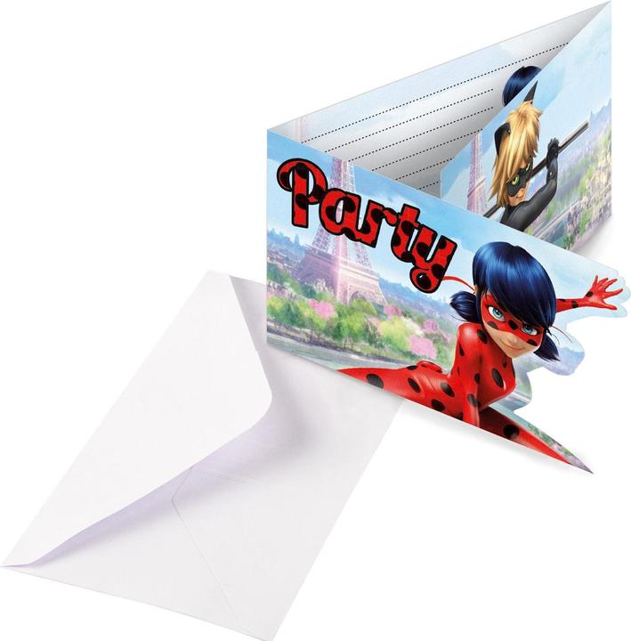 Immagine prodotto Riethmüller 8 set di inviti Miraculous incl. buste (8 pz.)