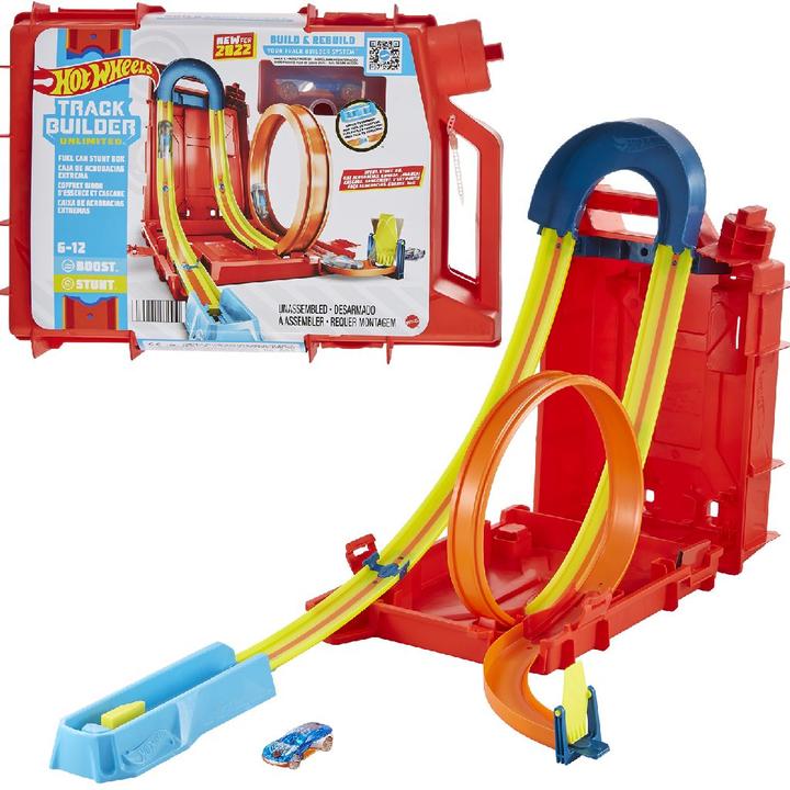 Actual product image Hot Wheels Track Builder Unlimited Canister Stunt Box