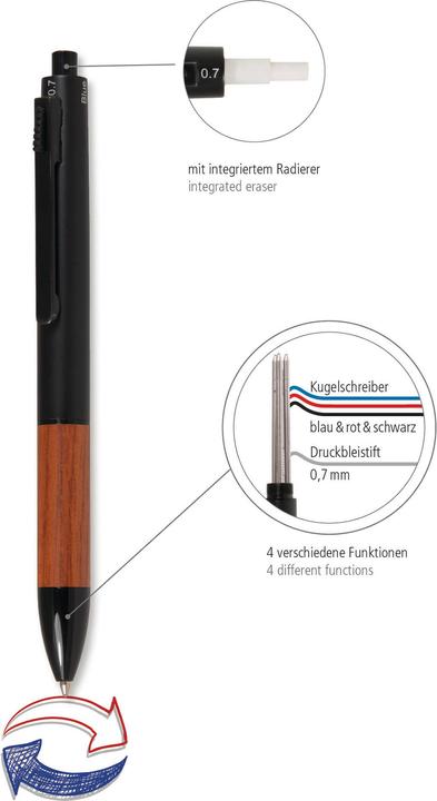 Produktbild Online Multipen Kugelschreiber Rosewood (Blau, 1 x)