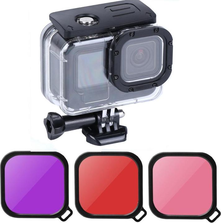 Produktbild Deltalabs Unterwasser Case mit 3 Linsenfilter (GoPro Hero 11, GoPro Hero 12, GoPro Hero 13, GoPro Hero 10)