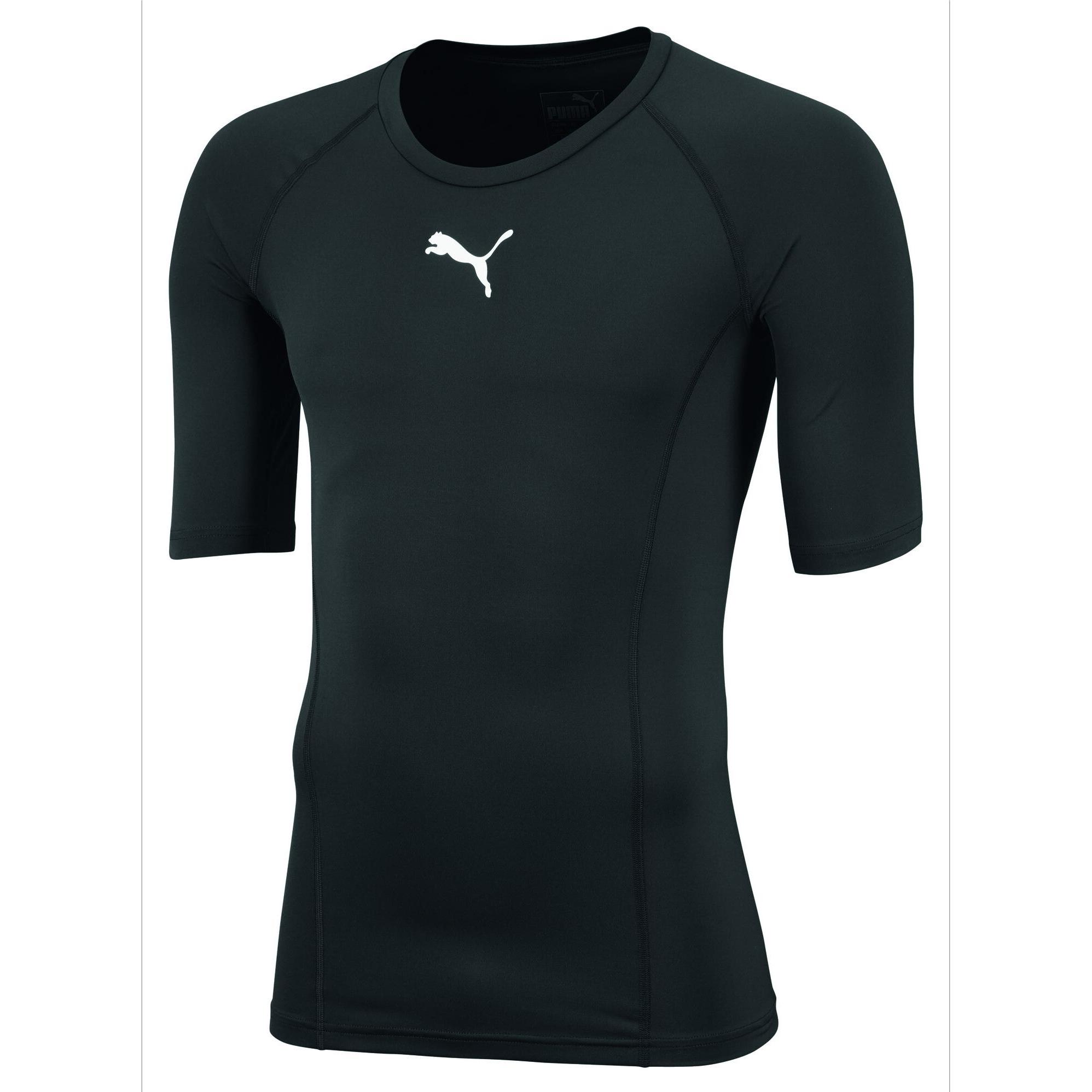 Puma, Unisex, Sportshirt, LIGA Baselayer Tee SS Jr-655919 (128), Schwarz, 128