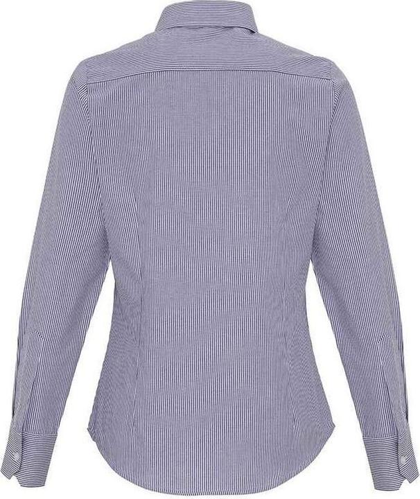 Image du produit Premier Chemise d'apparat à manches longues en Oxford rayé pour dames (L)