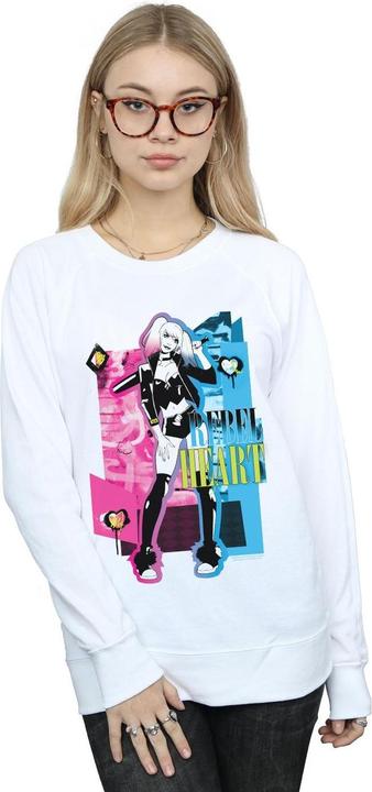 Image du produit - Sweat HARLEY QUINN REBEL HEART - Femme (L)
