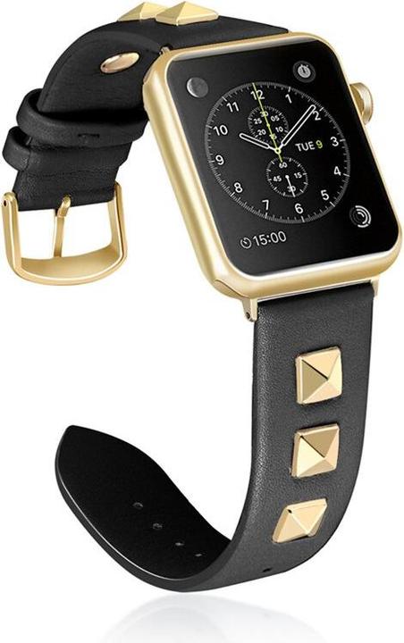 Image du produit PhoneLook Bracelet punk en cuir véritable taille ajustable (Cuir véritable)