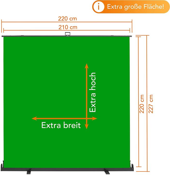 Produktbild Walimex pro Roll-up Panel Hintergrund (220 cm, 220 cm)