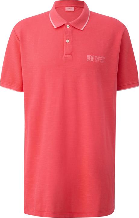 Image du produit S.Oliver Polo-Shirt Poloshirt mit Piquêstruktur und Logo-Print (XXL)