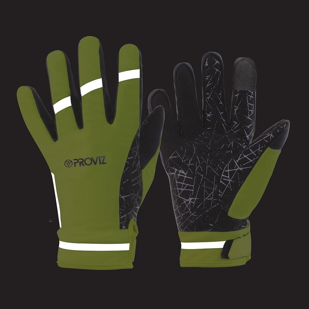 Thumbnail - Proviz, Unisex, Handschuhe, Classic, Gelb, Schwarz, (XL)
